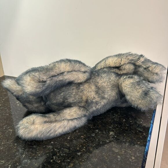 Grey cat/kitten with pink ears & nose. Size 17” - Picture 6 of 7